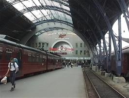 Bergen train station, from where we are taking a train up to Voss